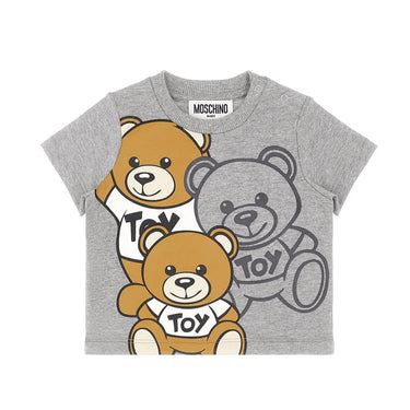 Playera MOSCHINO gris para bebés